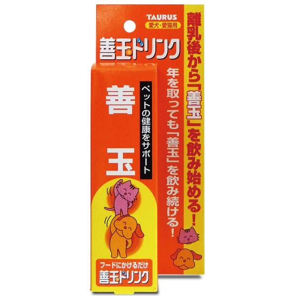 国産　トーラス　善玉ドリンク　100ml　犬　猫　サプリメント　善玉菌　化学物質不使用　腸内環境　消化　乳酸菌　酵母菌　液体　日本製