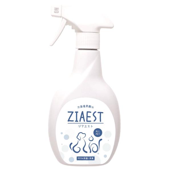 ペッツバリュー　消臭除菌剤　ジアエスト　本体　400ml　オールペット　次亜塩素酸水　日本製　国産　犬　猫　うさぎ　モルモット　小動物　除菌　消臭　ZIAEST