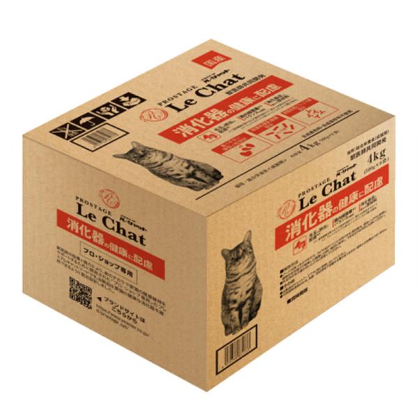 正規品　イースター　猫ドライ　プロステージ　ル・シャット　消化器の健康に配慮　4kg（500g×8） 旧：ストレ/ヘアレ　国産　ルシャット　キャットフード