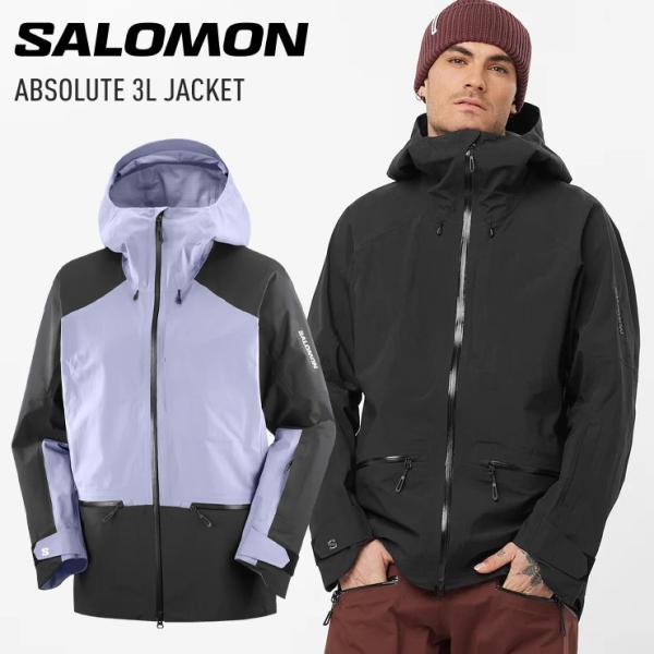 2026 SALOMON サロモン ABSOLUTE 3L JACKET Men アブソリュート スリーレイヤー ジャケット スノーボード スキー ウェア LC2603100030