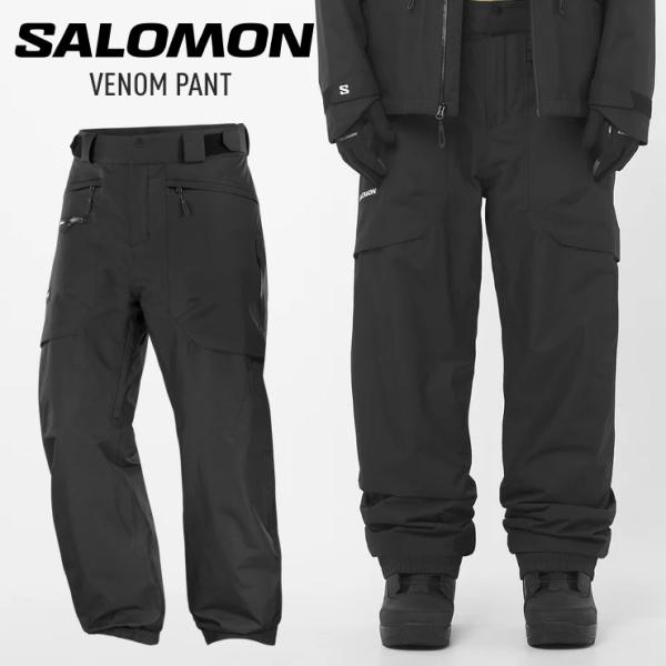 サロモン salomon スタンツパンツ スキー スノボ S SALOMON（サロモン） 2026 SALOMON VENOM PANT ベノムパンツ