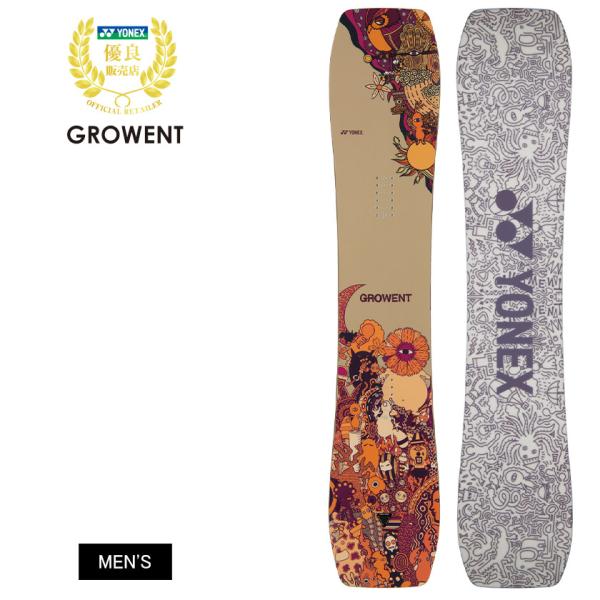 【無料ワックスサービス有】YONEX ヨネックス GROWENT グロウエント 25-26 2026 スノーボード 板 メンズ