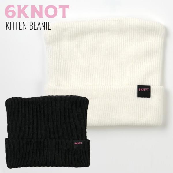 2026 6KNOT シックスノット KITTEN BEANIE キッテン ビーニー ネコミミ ニット帽 スノーボード