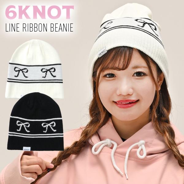 2026 6KNOT シックスノット LINE RIBBON BEANIE ラインリボンビーニー スノーボード