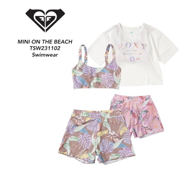 2023年春夏モデル ROXY ロキシー キッズ MINI ON THE BEACH ミニオンザビーチ TSW231102 スイムウェア 水着