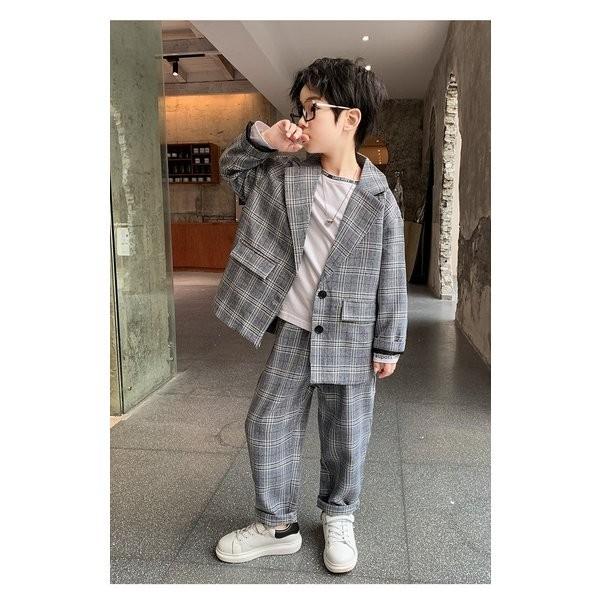 男の子 子供 大きいサイズ カジュアルスーツ 子供服 卒業式 スーツ セットアップ スーツ 小学生 男の子 ゆったり 21mori Tz 2707 森商店 通販 Yahoo ショッピング