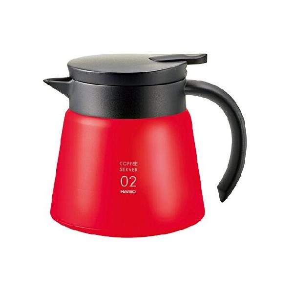 HARIO ハリオ V60 保温ステンレスサーバー 600 レッド VHS60R