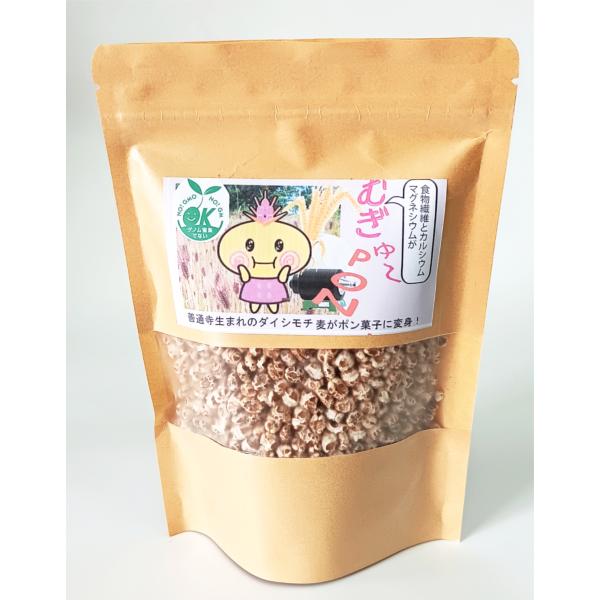 むぎゅ ポン ダイシモチをポン菓子にしました むぎゅーポンと書いて むぎポンと読んでね 80g入り Pon301 モリエ米店は食の健康保険商です 通販 Yahoo ショッピング