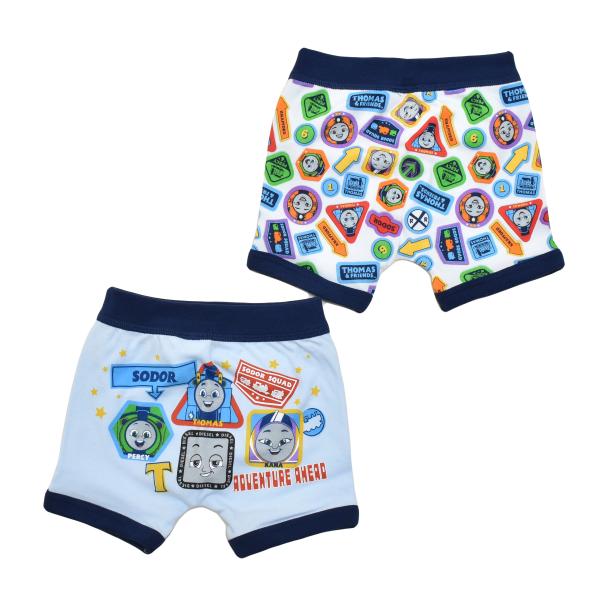 きかんしゃトーマス 2枚組ボクサーブリーフ素　材：本体綿100％　ゴム部分：綿95％　ポリウレタン5％　中国製サイズ：100/110/120ｃｍ配送料金は0円（メール便・簡易梱包・ラッピング等不可）にてのお届けとなります。お届け日時のご指定...
