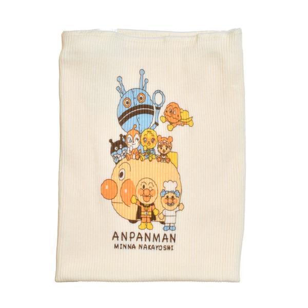 みんな大好きアンパンマンの仲間　ドキンちゃん ばいきんまん メロンパンナちゃん あかちゃんマン カレーパンマン ジャムおじさん だだんだん2号 アンパンマン号　 柔らか、伸縮性のあるリブ腹巻き お名前タグ付き　素材：綿97％ポリウレタン3％...