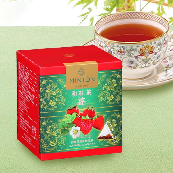 ミントン和紅茶 苺 いちご ティーバッグ 10袋入り 和紅茶 紅茶