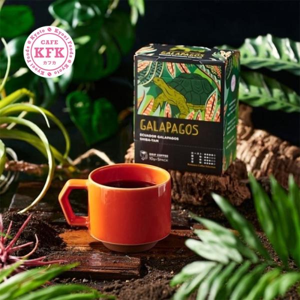 スペシャルティコーヒー ドリップコーヒー ガラパゴス 10g×5P 個包装 珈琲 深煎り エクアドル 自家焙煎 コーヒーギフト プチギフト 京都 CAFE KFK カフカ
