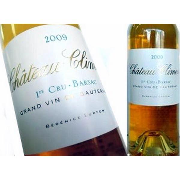 貴腐ワイン 甘口 シャトー・クリマン 2009 白ワイン 375ml ハーフ : お