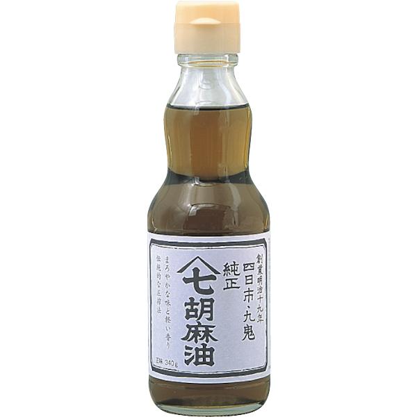 ごま油】九鬼 ヤマ七純正ごま油 340g瓶 : 酒屋もりけん - 通販