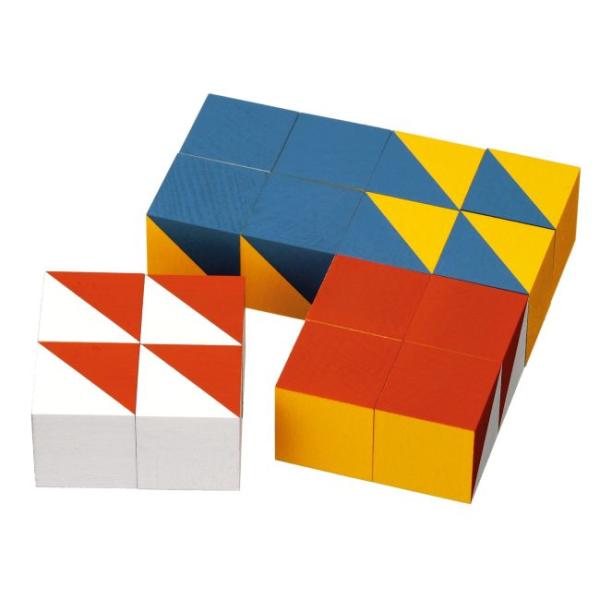 木のおもちゃ 積み木 ブロック 知育玩具 ニキーチン 模様づくり BJ0005