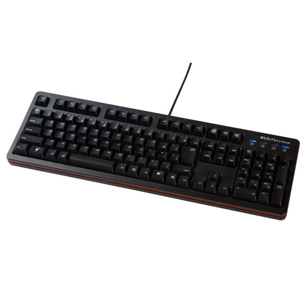 ビットフェローズ 複数同時押し対応ゲーミングキーボード ブラック BFKB109UP1 ビットフェローズ 複数同時押し対応ゲーミングキーボード