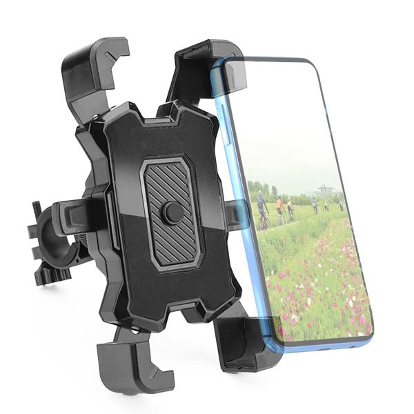 【対応機種】4.8〜6.8インチのスマホに適用します。【1秒ロックアップ】自転車 スマホホルダーは 伸縮アームの収縮方法を従来の手動回転ギア収縮から自動収縮にアップグレードされました。自転車 スマホホルダーは ワンタッチボタンを追加し、スマ...