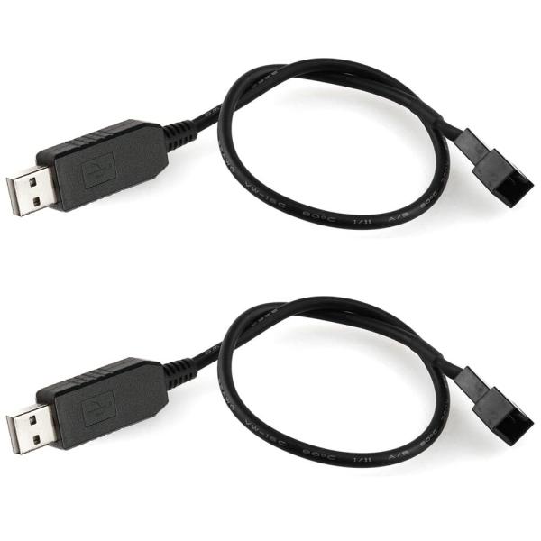 ケーブル全長（コネクタ含む）：32cm。この USB アダプタ ケーブルを使用すると、USB タイプ A ポートからほとんどの 3 ピンおよび 4 ピンのコンピュータ ファンに電力を供給できます。電源を入れるとUSB電力を出力するさまざまな...