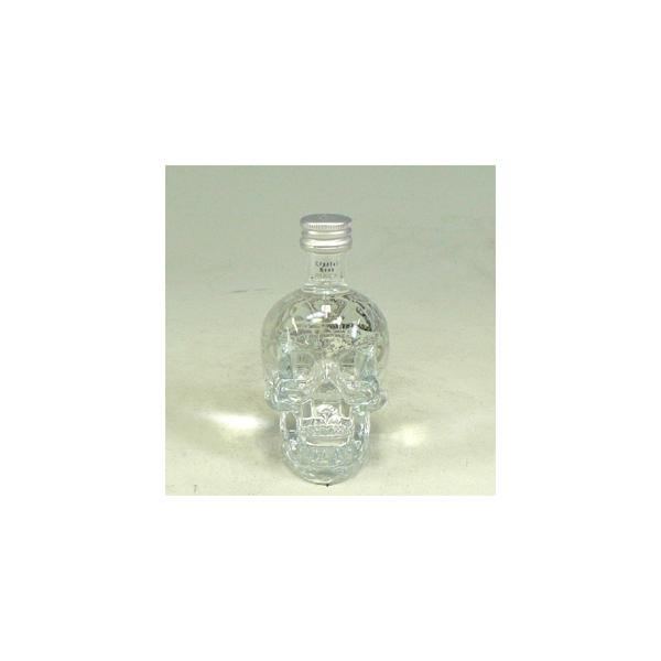 ●お一人様12本まででお願いします●【容量】50ml　ウオッカ　カナダ【商品コード】654143　アメリカの名優ダン・エイクロイドが立ち上げたカナダのクリスタル・ヘッド・ウォッカ社の製品。骸骨をモチーフにした斬新なクリスタル・ボトルは、部屋...