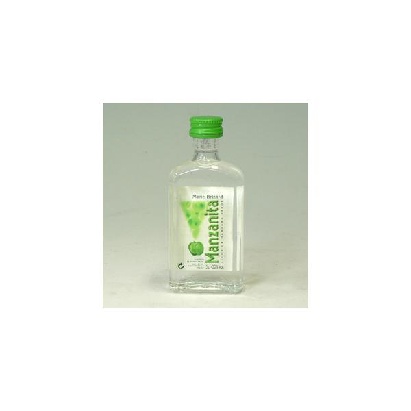 【容量】50ml　【酒類】リキュール　【国名】フランス　【商品コード】655132　マンサニータは、スペインの陽光を浴びた青りんごの酸味が効いた、フレッシュな味と香りのフルーティーで爽やかなリキュール。