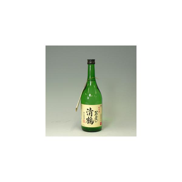 清鶴 純米 ひやおろし 720ml 高槻市 清鶴酒造  【贈答 記念日 お祝い 新年】