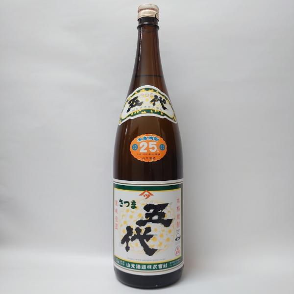 さつま五代 芋焼酎 25% 1800ml 山元酒造 鹿児島県