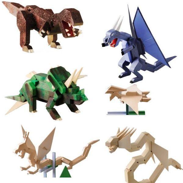 加賀谷木材 恐竜とドラゴン 木工工作キット 出産祝い 木のおもちゃ 森のこびと 通販 Yahoo ショッピング