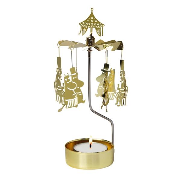 商品名：ロータリーキャンドルホルダー ムーミンパーティ 313-0149サイズ：L16.5×Ｗ5cm素材：金属デザイン：Hans Hallberg メーカー：プルート・プロダクト【購入にあたっての注意事項】※ロータリーキャンドルは組み立て式...