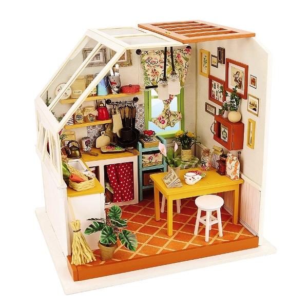 Diy つくるんです ミニチュアハウスキット キッチン Dg105 日本語説明書付き 6622 出産祝い 木のおもちゃ 森のこびと 通販 Yahoo ショッピング
