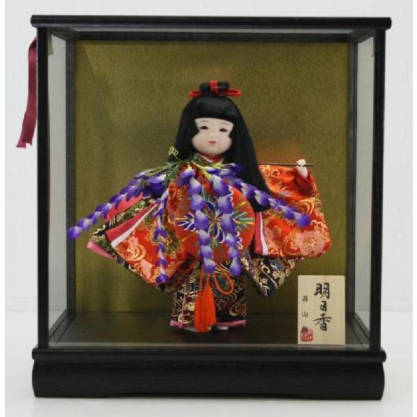 8号明日香藤娘木製枠ガラスケース飾り : 人形のモリシゲ - 通販