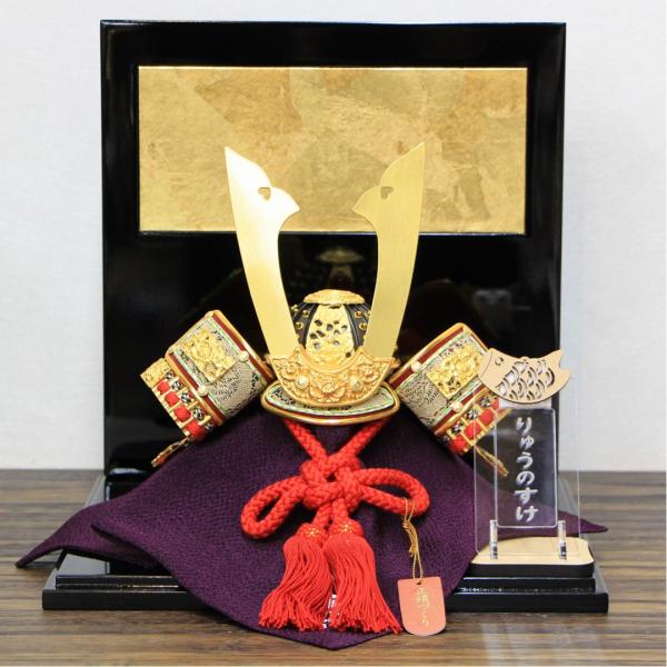 五月人形 6号 純金箔押小札赤糸大鍬兜 正絹忍び 黒塗り衝立飾り 五月人形 6号 純金箔押小札赤糸大鍬兜 正絹忍び 黒塗り衝立飾り