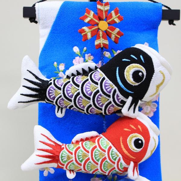 SK5 鯉のぼり室内飾り　高さ58㎝位　五月人形室内飾り　端午の節句 tang-018b-s.jpg