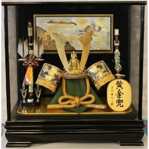 五月人形 兜 おしゃれ ケース飾り 兜飾り 兜ケース飾り コンパクト 48