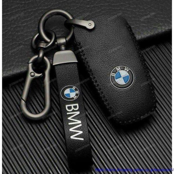BMW 高級感 新品 BMW 専用 キーカバー キーホルダー 滑り 傷 防止 TPU 付属レザーキーホルダ