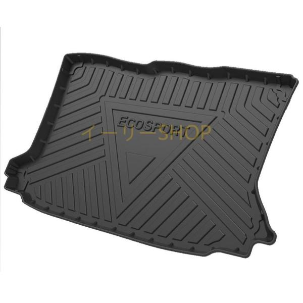 フォード エコスポーツ Ecosport 2011-2020ラゲッジマット トランクマット トヨタ 3Dラゲージトレイ 環境にやさしい材料TPEゴムにパッド防水