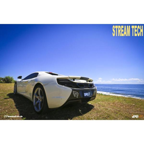 iPE イノテック McLaren 650S用 可変バルブ マフラー フルシステム チタン製 テールエンド マクラーレン
