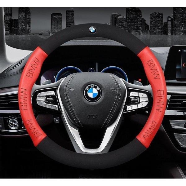 BMWハンドルカバー　エンブレム ステアリングカバー320 3シリーズ 520 X1 x2 X3 X4 X5 X6 X7 Z4 M2 M4 M5 M6 M8 i