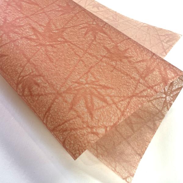 MORISA レース紙 抄合 紅葉 秋げしき 煉瓦色 788×545mm レースペーパー モリサ