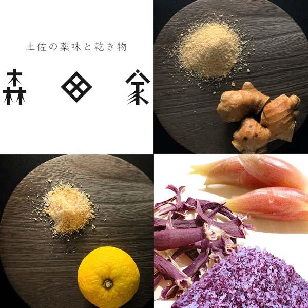 森田家 薬味塩 1袋 パウチタイプ（みょうが塩・しょうが塩・ゆず皮塩） 無添加 調味料 薬味 salt しお ソルト 柚子 生姜 ミョウガ 高知県