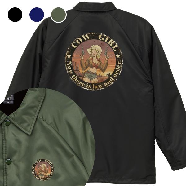 ピンナップガール COW GIRL コーチジャケット ボア付き カウガール