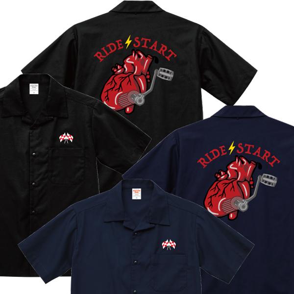 Sears PUT-ON SHOP オープンカラーシャツ レーシングカー柄