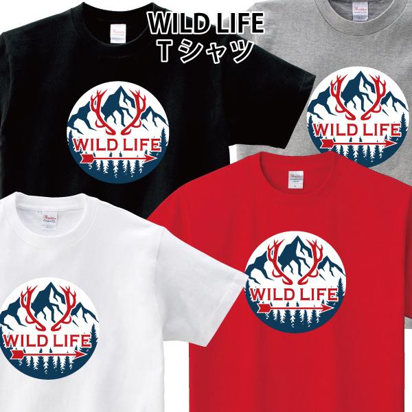 WILD LIFE Tシャツ ワイルドライフ ハンティング アウトドアライフ 