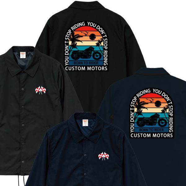 BORN TO RIDE コーチジャケット バイカー バイク チョッパー アメカジ