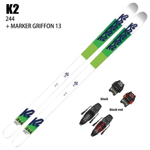 [スキー2点セット] ケーツー スキー板 2026 K2 244 + 26 MARKER GRIFFON 13 90mm ビンディングセット 25-26 K2 [スキー2点セット] ケーツー スキー板 2026 K2 244 + 26 MARKER