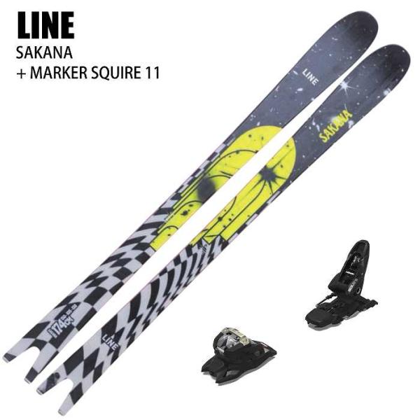 注目を集めるLINE Sakanaは、様々なコンディションまた滑りを楽しめるのオールマウンテンスキーです。独特のスワローテイル形状とキャンバーを利用することで、硬い雪の上でしっかりとカービングターンが可能。一方、大きく反りあがったトップ、セ...