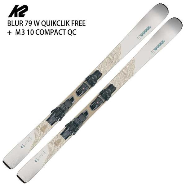 K2 [特典付]ケーツー スキー板 2027 K2 BLUR 79 W QUIKCLIK FREE + M3