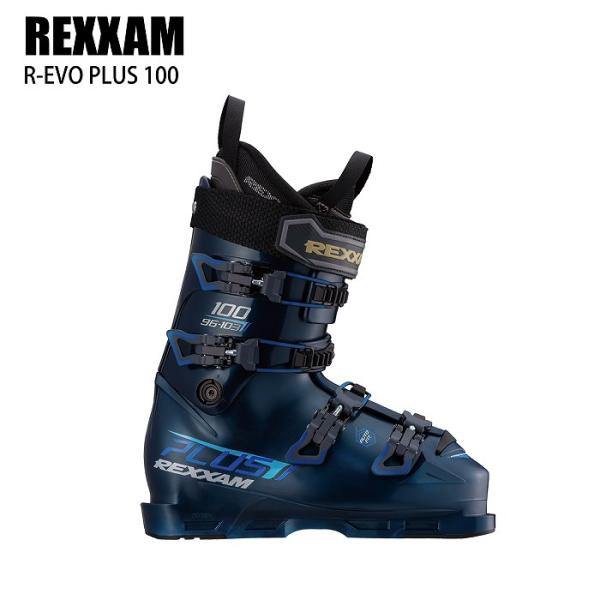 旧モデル レクザム スキーブーツ 2025 REXXAM R-EVO PLUS 100 BX-S24 IRON NAVY アールエヴォ アルペンソール 24-25 REXXAM（レクザム） 旧モデル スキーブーツ 2025 REXXAM R-EVO PLUS