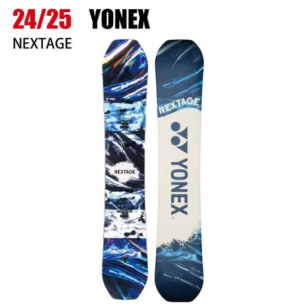 [商品名] 2024/2025 YONEX NEXTAGE[サイズ] 143/147/150/153/156[カテゴリ] オールラウンド/フリースタイル/カービング/フリーライドどんなシーンでも柔軟に適応する高バランスボード。数多くのスノー...