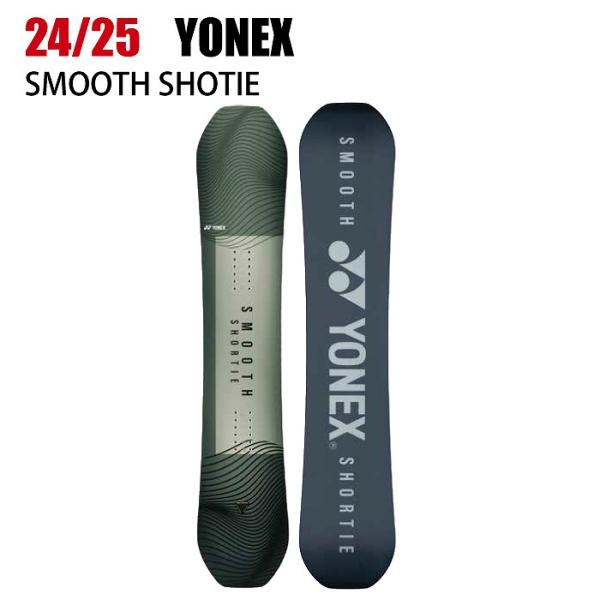 [商品名] 2024/2025 YONEX SMOOTH SHORTIE[サイズ] 120/126/132[カテゴリ] オールラウンド/フリースタイル/カービング/パークジュニアスノーボーダーの成長を加速させる高性能ボード。上達に必要な性能...