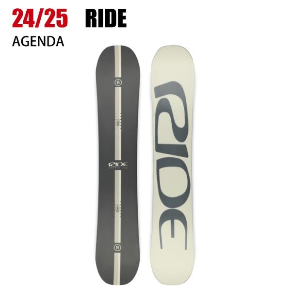 [商品名] 2024/2025 RIDE AGENDA[サイズ] 149/152/155/158/154WIDE/157WIDE/161WIDE[カテゴリ] フリースタイル/グラトリ/ラントリ/パーク